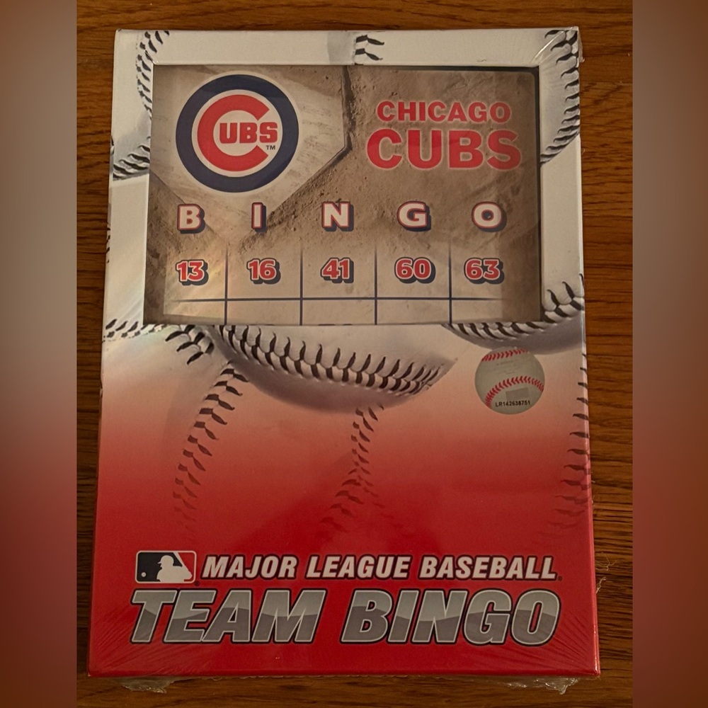 Chicago Cubs Major League Baseball Team Bingo New and Sealed RARE